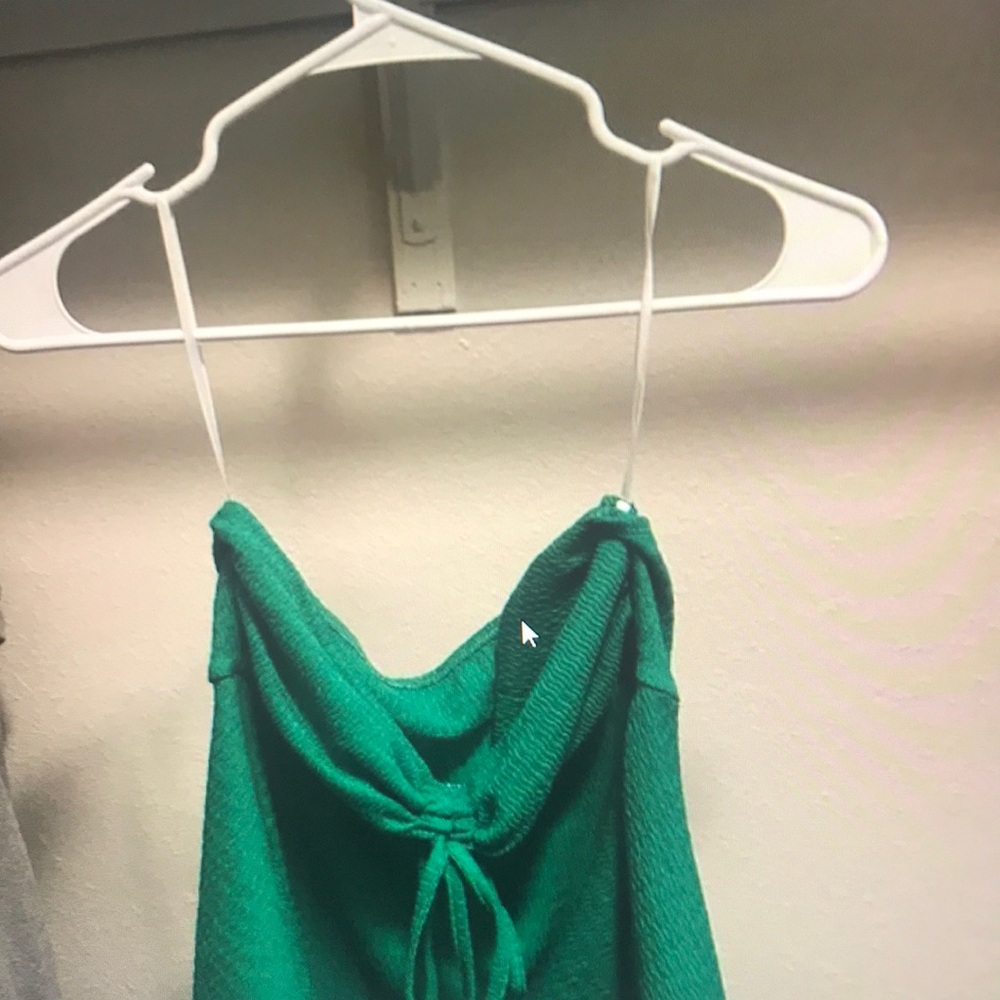 Green Sleeveless Top